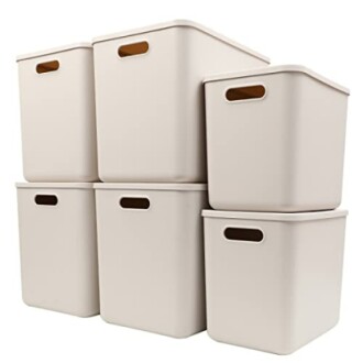 Yishyfier Plastic Storage Baskets